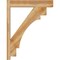 Ekena Millwork Merced Block Rough Sawn Outlooker, Western Red Cedar, 6"W x 28"D x 36"H OUT06X28X36MRC05RWR - alternate 4